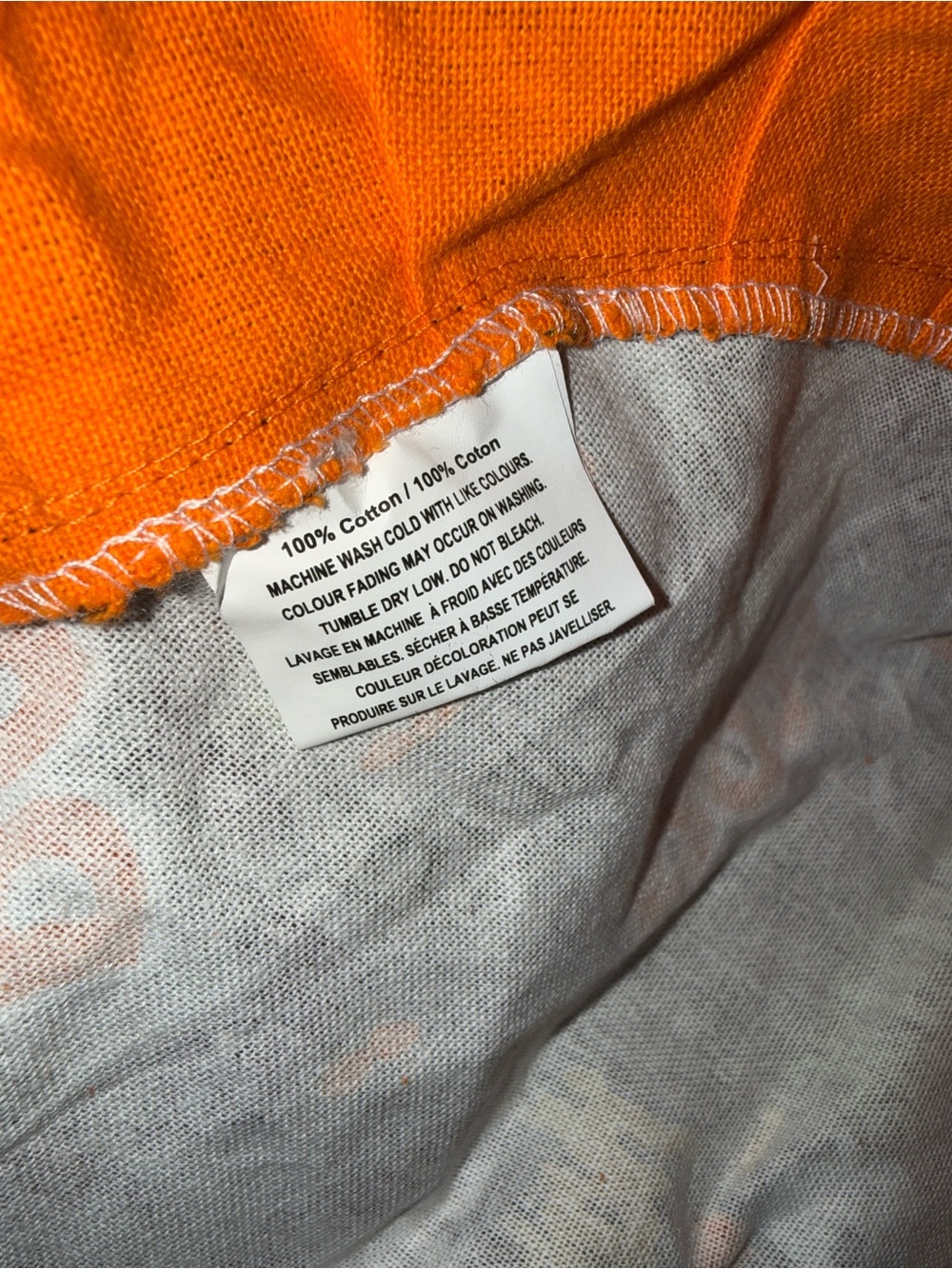 Halloween 'Hocus Pocus' Stitched Apron with Orange Trim - Picture 5 of 7